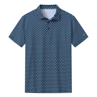 Men's Casual Polo – Short Sleeve Streetwear Shirt for Vacation & Daily Wear