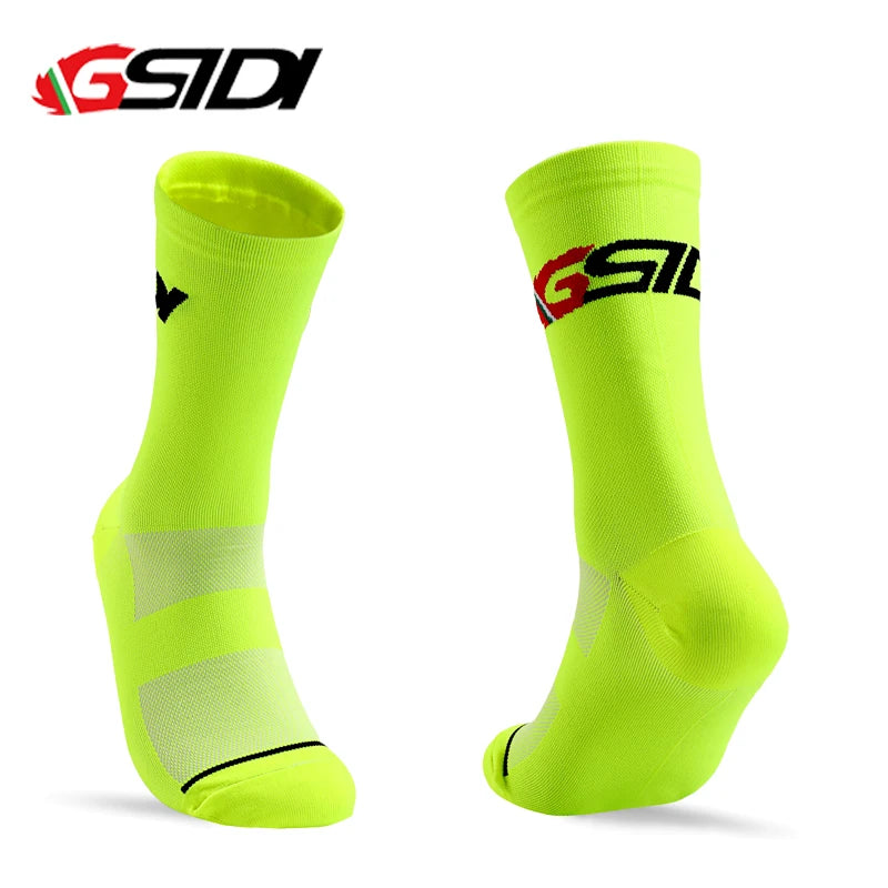 Gsidi New Cycling Socks High Quality Compression Men Women