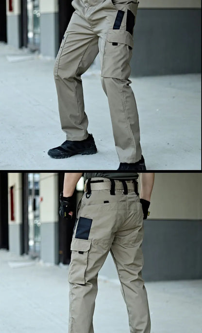 New Tactical Work Pants Men Outdoor Cargo Waterproof Trousers