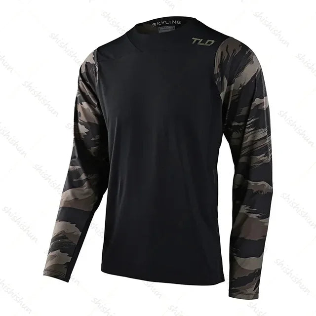 2025 Mountain Enduro MTB Shirt Long Sleeve Downhill Jersey