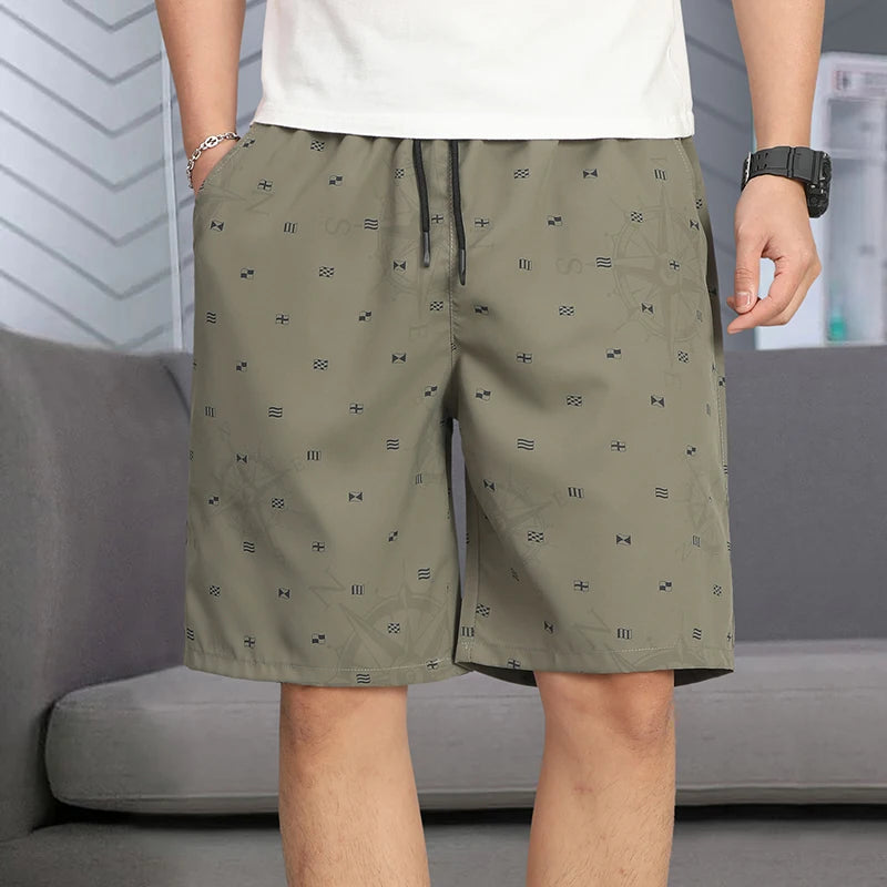 Men's Versatile Cotton Shorts Summer Thin Loose Casual Pants