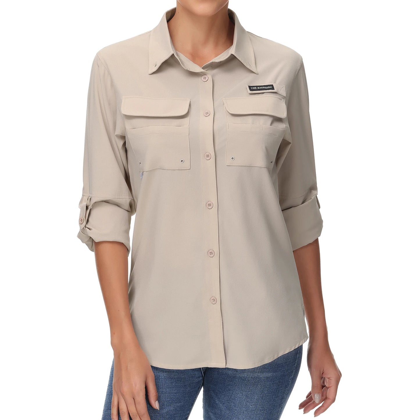 Bassdash Women's UPF 50 Long Sleeve Fishing Shirt Quick Dry