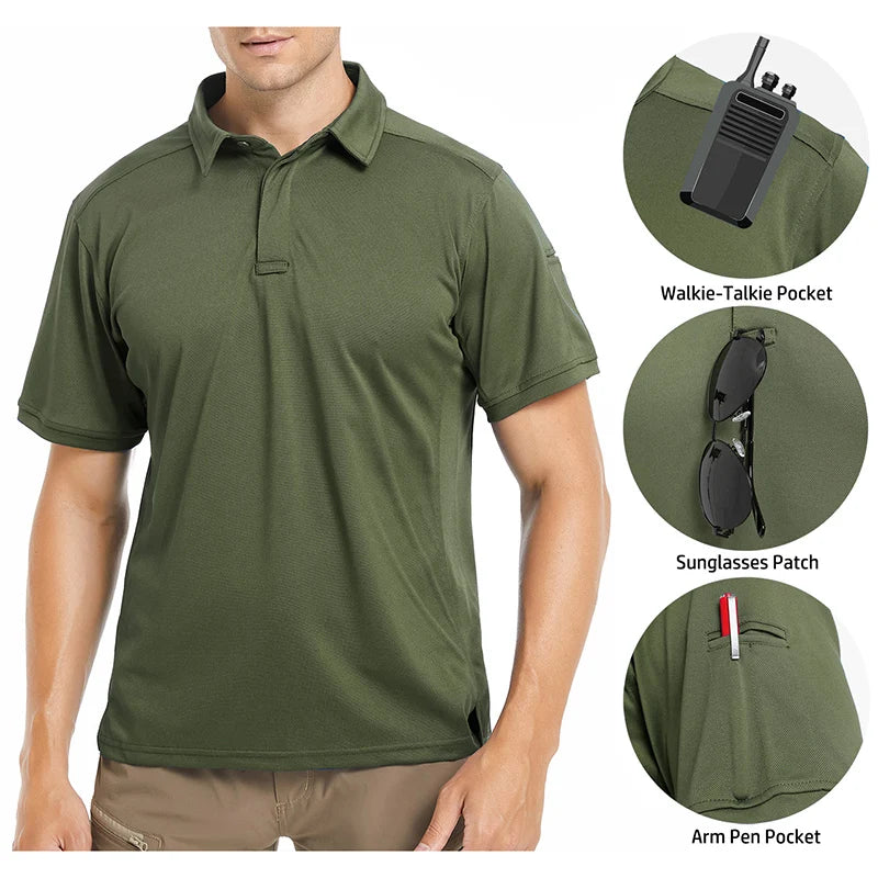 Men's Plain Golf Apparel & Performance Polo Golf Shirt