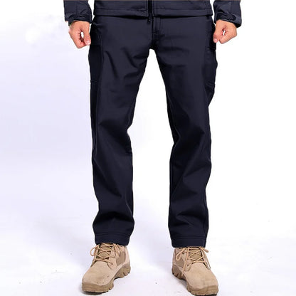 5XL Outdoor Sports Soft Shell Tactical Pants Waterproof Warm