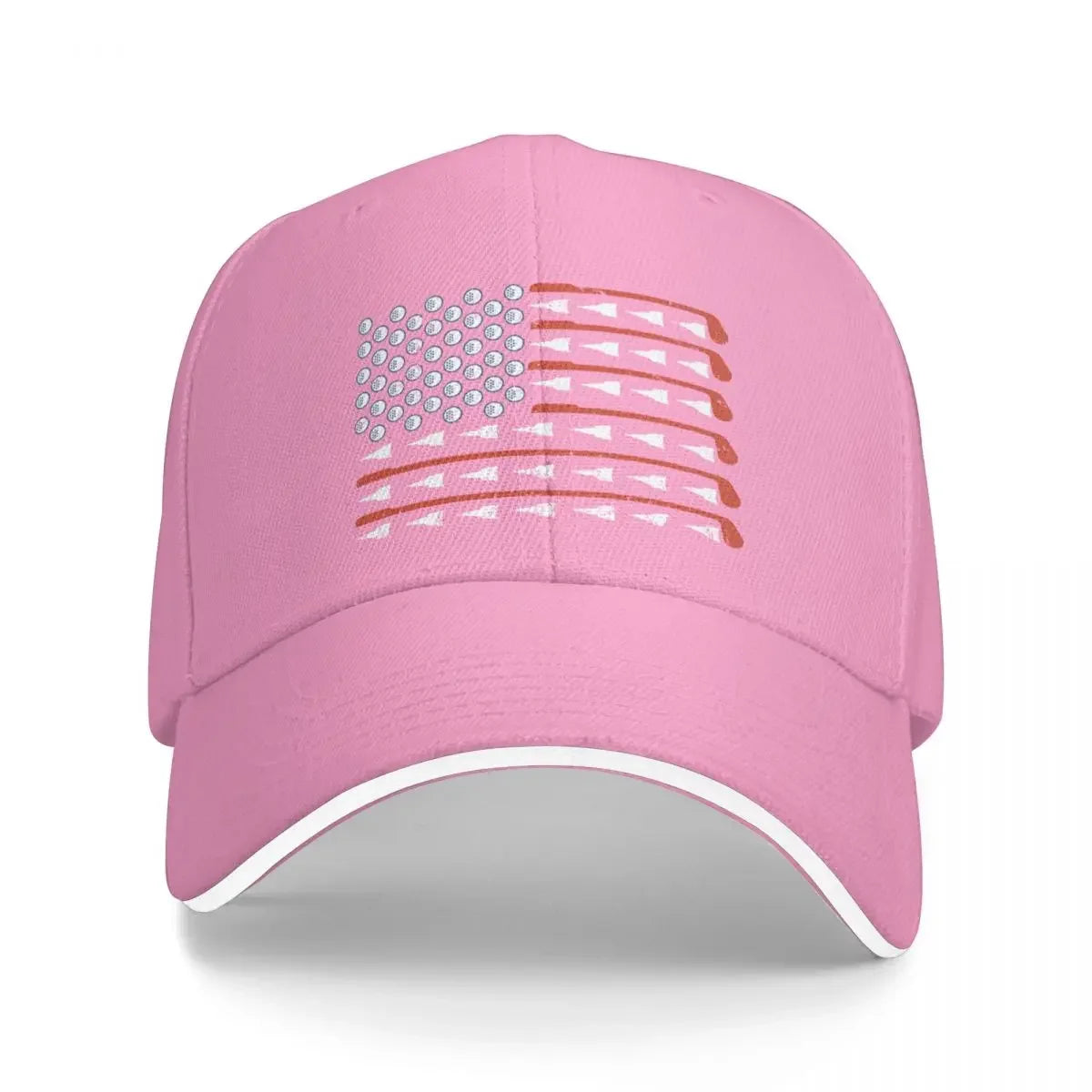 American Flag Golf Cap Baseball Cap Fluffy Hat Hood Caps