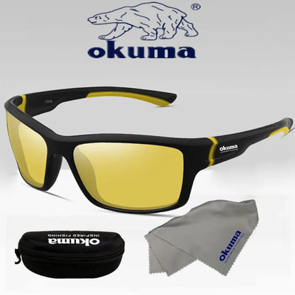 Okuma UV400 Fishing Sunglasses Men's Driving Shades Eyewear