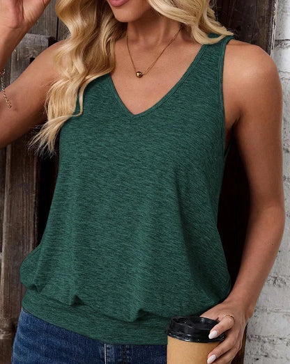 New Summer Women's V-neck Tank Top