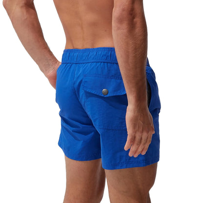 Men's Beach Shorts Back Pocket Slacks Quick-Dry Swim Trunks