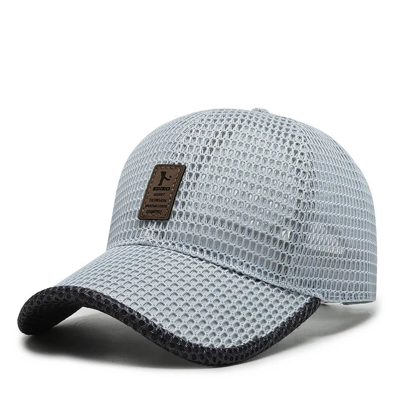Unisex Summer Fishing Baseball Mesh Snapback Hat