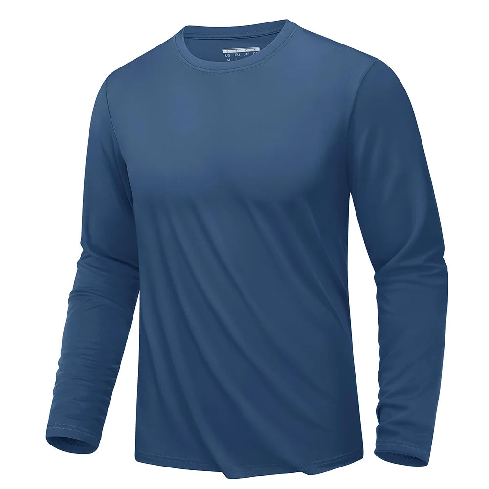 UPF 80+ Sun Protection T-Shirts Quick Dry Long Sleeve