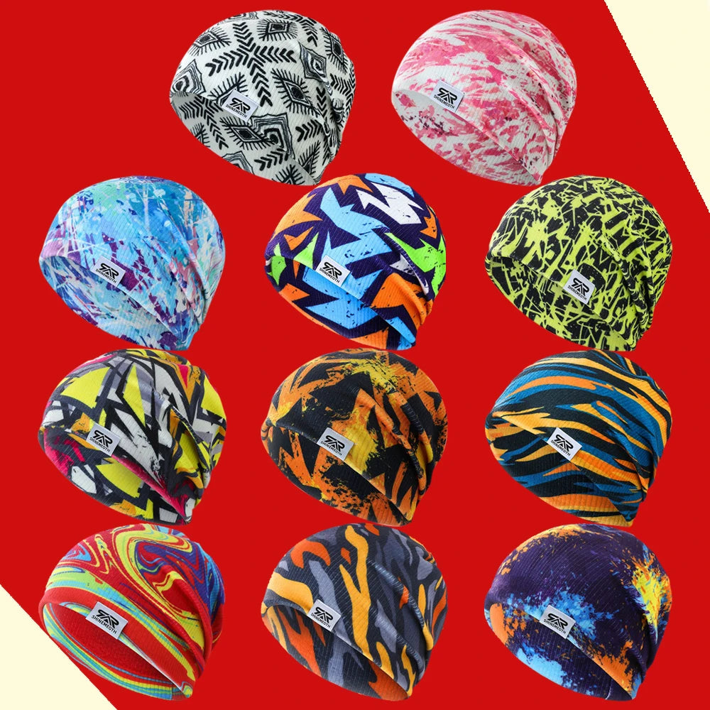 Beanie Winter Hats For Men Warm Colorful Printing Caps