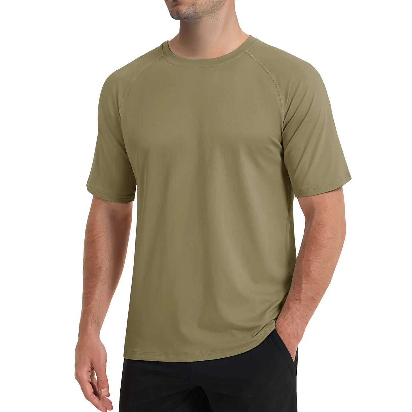 UPF 80+ Sun Protection Quick Dry Men's T Shirts