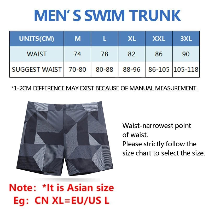 ESCATCH 2023 New Arrivals Men Swimwear Plus Size Trunks