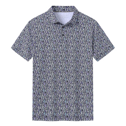 Men's Casual Polo – Short Sleeve Streetwear Shirt for Vacation & Daily Wear