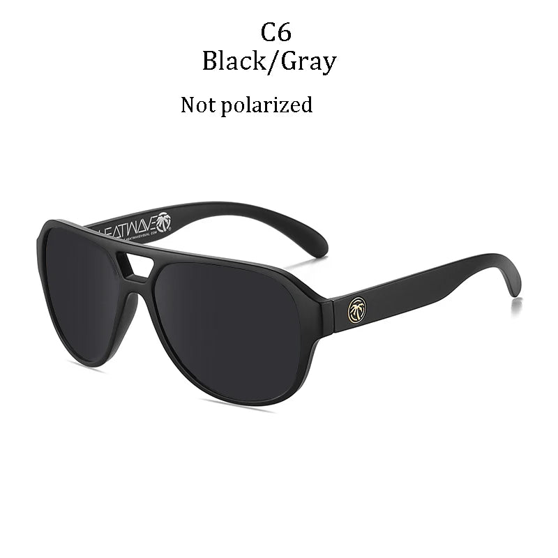 New High Quality Luxury Heat Wave Polarized Sunglasses