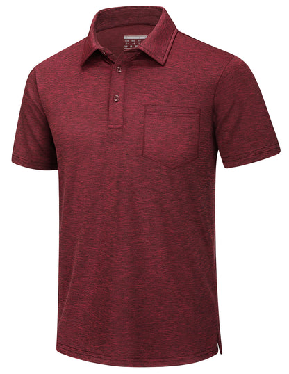 Men's Quick-Dry Polo Shirt – Lightweight Summer Sports Tee for Golf, Tennis & Outdoor Activities