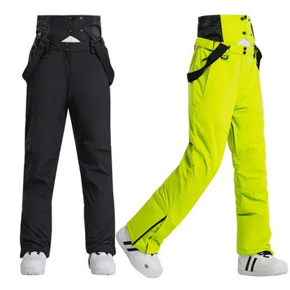 New Winter Windproof Waterproof Ski Pants Men Brand Gear