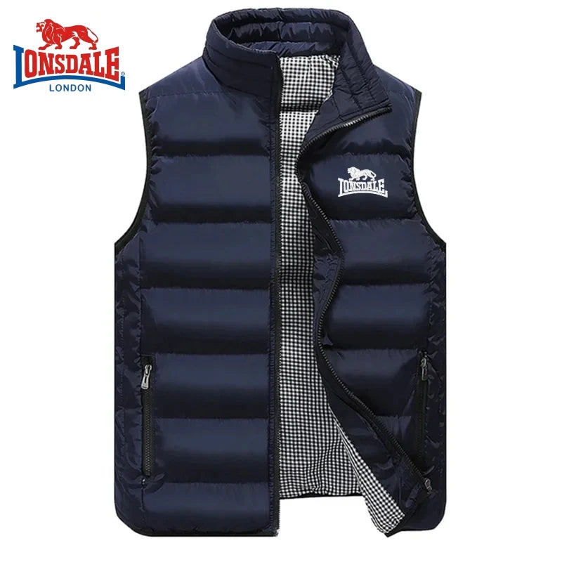 Men's Embroidery Brand High Quality Warm Vest Jacket