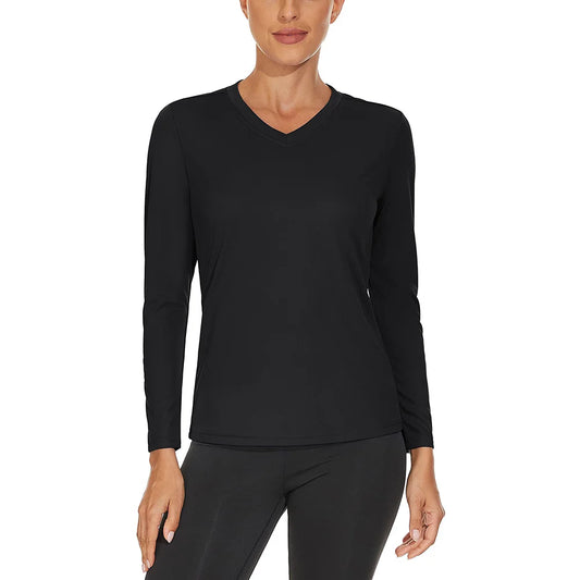 KEFITEVD UPF 50+ Women Long Sleeve T-Shirt UV Protection