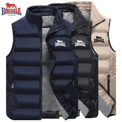 Men's Embroidery Brand High Quality Warm Vest Jacket