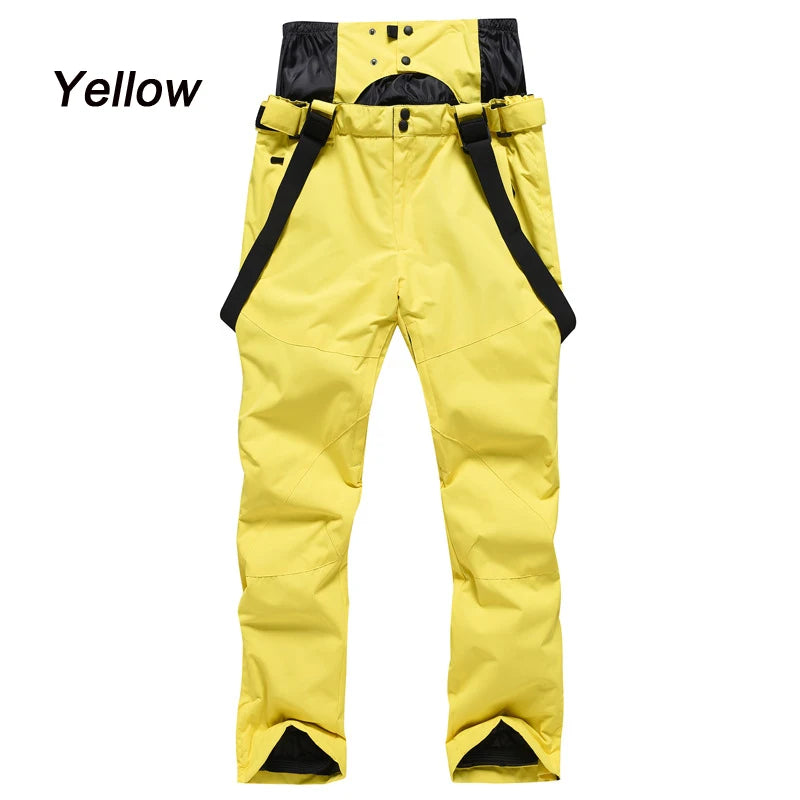 New Winter Windproof Waterproof Ski Pants Men Brand Gear