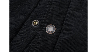 MAGCOMSEN Men's Corduroy Jackets Vintage Sherpa Fleece