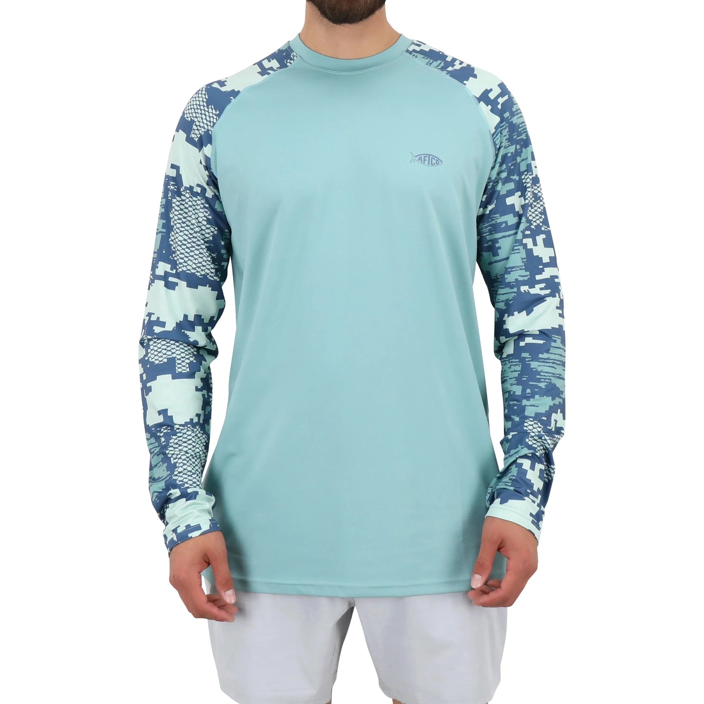 Aftco Fishing Clothing Summer Men's Long Sleeve Sun Protection