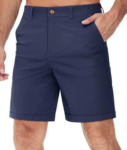 Summer Casual Shorts Mens Fit 7 Cotton Cargo Shorts