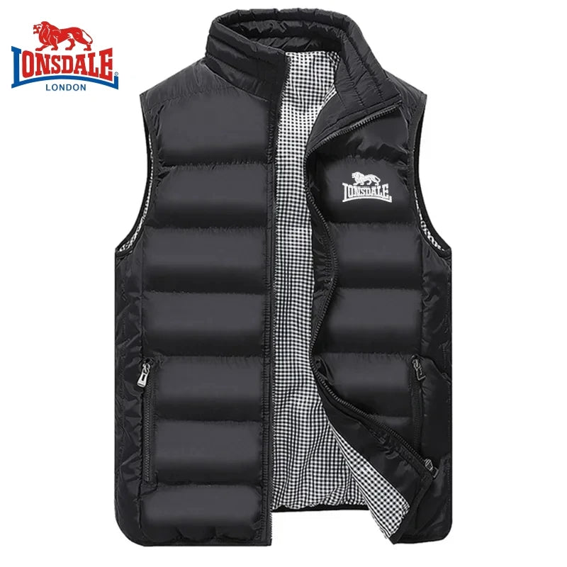 Men's Embroidery Brand High Quality Warm Vest Jacket