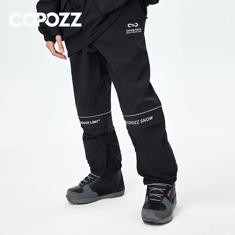 COPOZZ Waterproof Thicken Snow Clothes Unisex Ski Jacket Pants