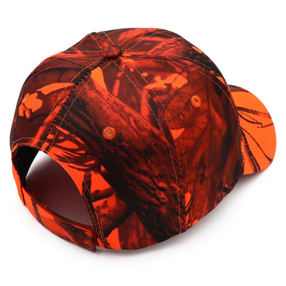 KOEP New Tree Orange Camo Baseball Cap for Men Fishing Hunting