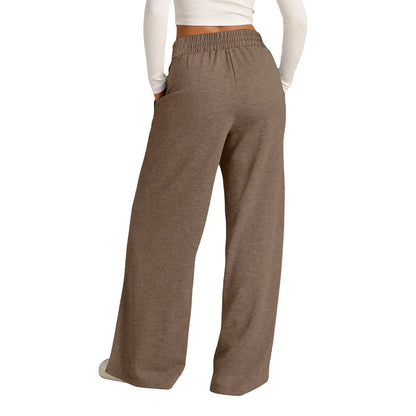 Tie Pants For Women Summer Casual Loose Wide Leg Trousers