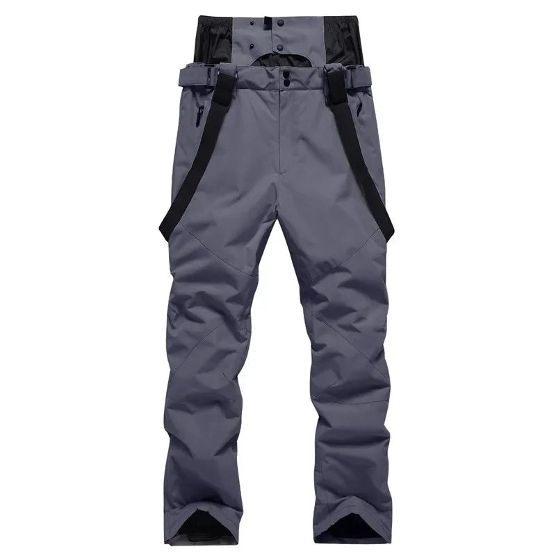 New Winter Windproof Waterproof Ski Pants Men Brand Gear