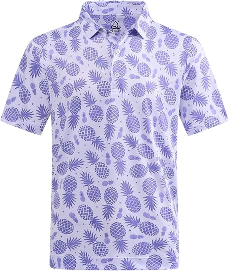 Men's Printed Polo Golf Shirt Pattern