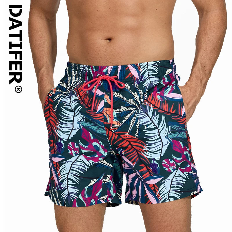 Datifer Summer Hot Sale 2025 Swimming Shorts Mens Polyester