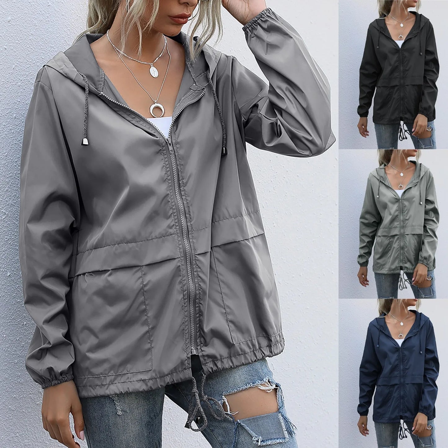 Women Jacket Tactical Waterproof Windbreaker Jackets Female