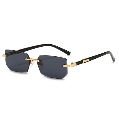 Unisex Rimless Rectangle Fashion Sunglasses