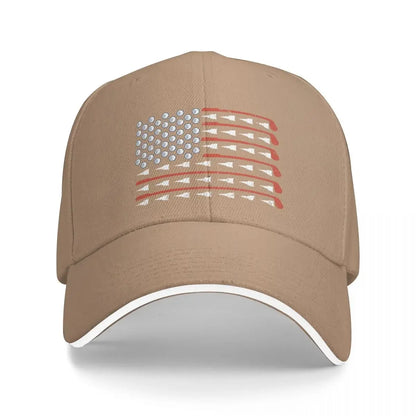 American Flag Golf Cap Baseball Cap Fluffy Hat Hood Caps