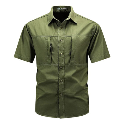 Men's Tactical Long-sleeved Shirts Quick-drying Multi-pocket T-shirt