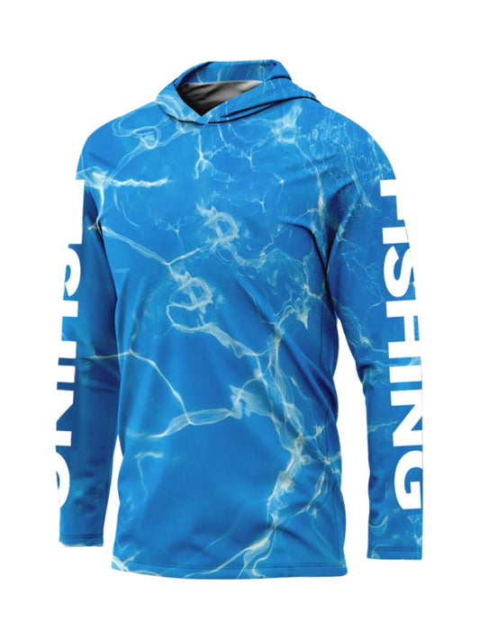 UPF 50+ Uv Protection Quick Dry Fishing Hoodie Shirt