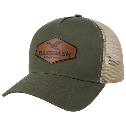 BASSDASH Trucker Hat Embroidered Patch Adjustable Cap