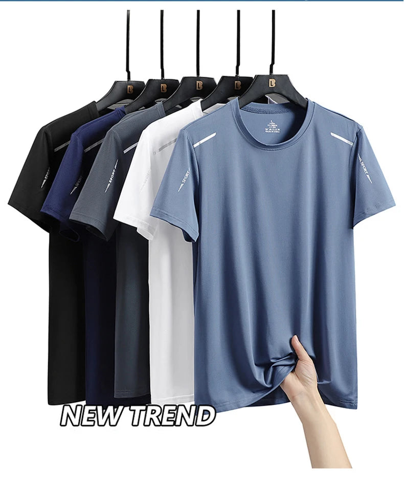 CHRLCK Men's Quick Drying Breathable Outdoor Sports T-shirt