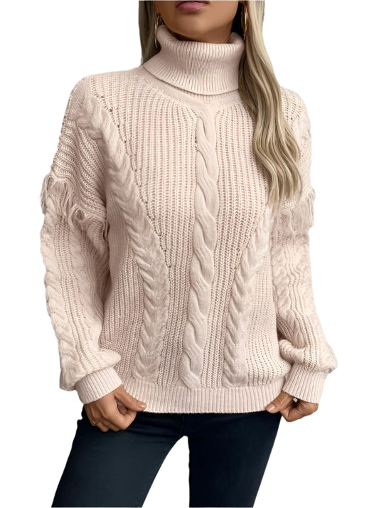 Women's Winter Sweaters Elegant Pullover Retro Knit Sweater