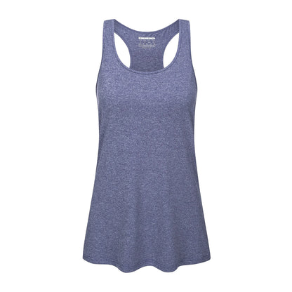 Women's Summer Running Vest – Sleeveless Singlet Tank Top, Moisture-Wicking, Quick-Dry Gym & Yoga Fitness Shirt