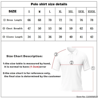 Men's Golf Shirt Outdoor Sports Quick Drying Polo