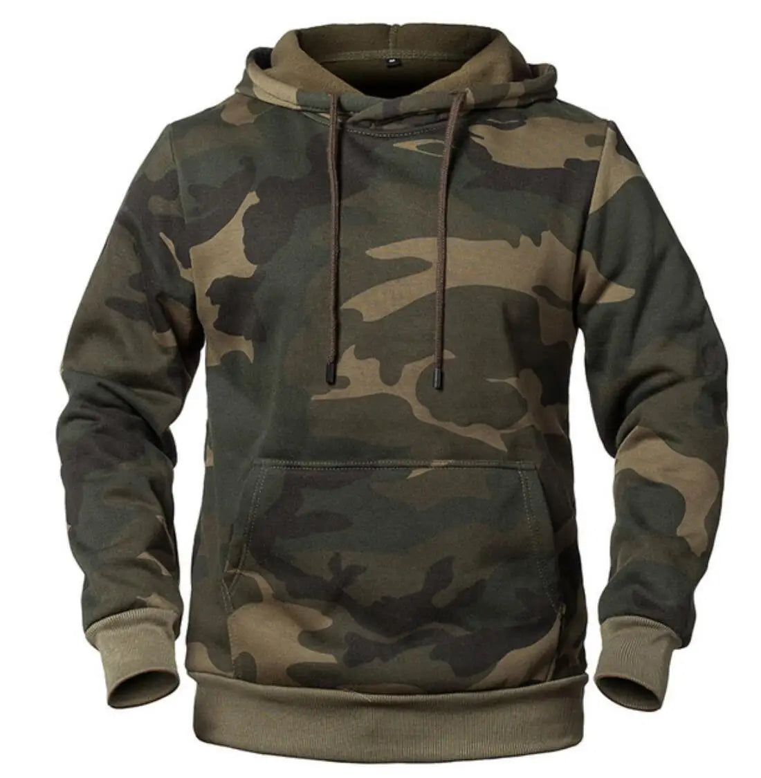 Men's Winter Casual Fleece Hoodies Male Outdoor Camouflage 2XL