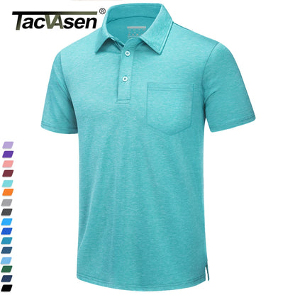 Men's Quick-Dry Polo Shirt – Lightweight Summer Sports Tee for Golf, Tennis & Outdoor Activities
