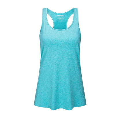 Women's Summer Running Vest – Sleeveless Singlet Tank Top, Moisture-Wicking, Quick-Dry Gym & Yoga Fitness Shirt