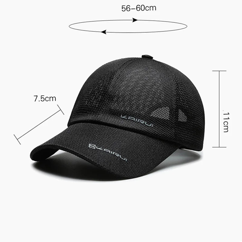 Unisex Quick-Dry Mesh Baseball Sport Hat
