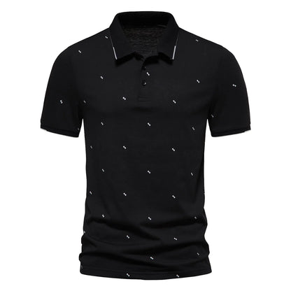 2022 New Fashion Men's Summer T-Shirt Casual Cotton Polo